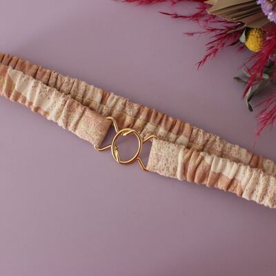 PINK GLITTER elastic belt