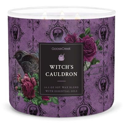 Witch's Cauldron Goose Creek Candle® Candela grande a 3 stoppini