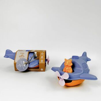 Le Jouet Simple, Hydravions 2-en-1 et Figurine, Jouets Éducatif pour Le Bain & La Plage, Fabriqués en France, 100% Plastique Recyclé et Recyclable, Lavables Lave-vaisselle, Cadeau Enfant Filles et Garçons Dès 1 An, Assortiment 11