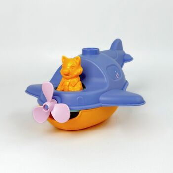 Jouet de bain et plage en plastique recyclé, Hydravion 2-en-1, Made in France, Cadeau bébé enfants, 1-5 ans 8