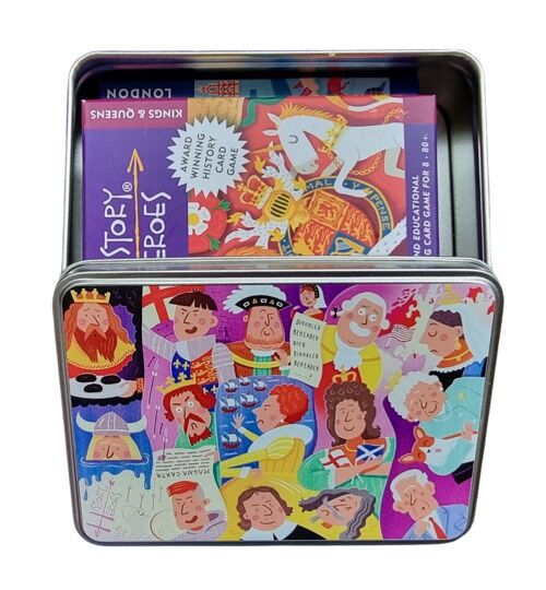 History Heroes KINGS & QUEENS Gift Tin