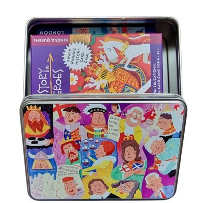 History Heroes KINGS & QUEENS Gift Tin