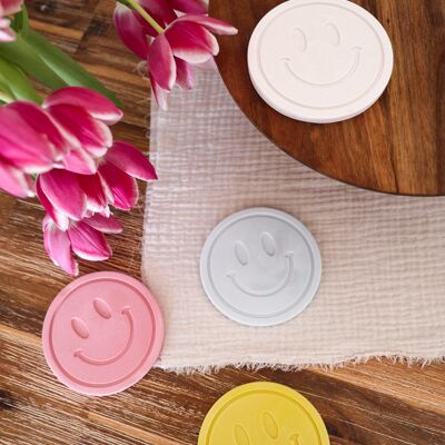 Smiley coasters