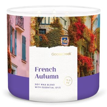Grande bougie à 3 mèches French Autumn Goose Creek Candle® 1