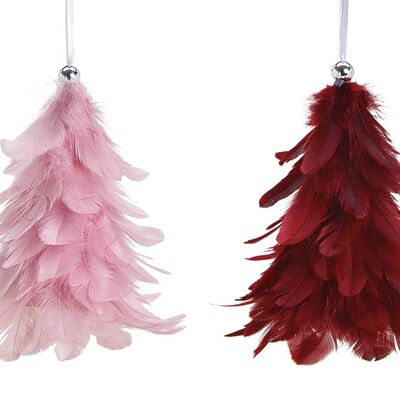 Feather Christmas tree hanging