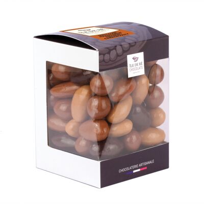 CHOCOLATE CANDY - Caracrousty Almond Assortment Cube Box 220g