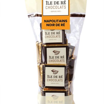 CARAMELO DE CHOCOLATE - Napolitanas Noir de Ré envasado en bolsa 160g