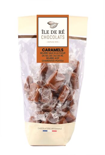 CARAMEL - Sachet Caramels à la Fleur de Sel 280g 1
