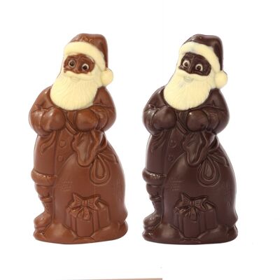 CHRISTMAS CHOCOLATE - Mini Santa Claus (Black) 75g (Nude)