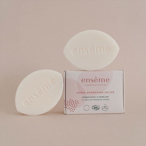 Après-shampoing solide upcyclé nourrissant & démêlant