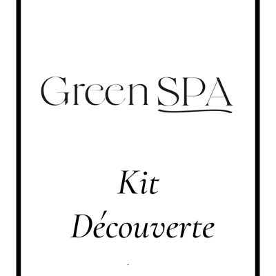 Kit de descubrimiento de spa ecológico