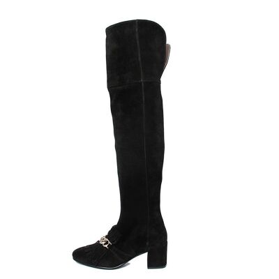 Black Women's Boot Fashion Attitude Winter Collection Article: FAS_5255227_CALF_NERO