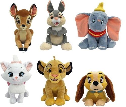 Peluche Disney Animaux 20 Cm - Modèle choisi aléatoirement