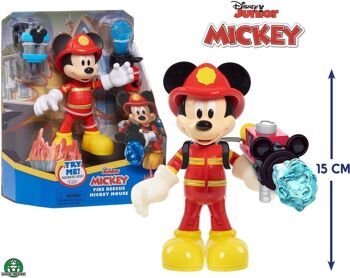 Figurine Pompier Mickey 15 Cm et Accessoires 2