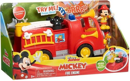 Camion de Pompier avec Son et Lumière Mickey