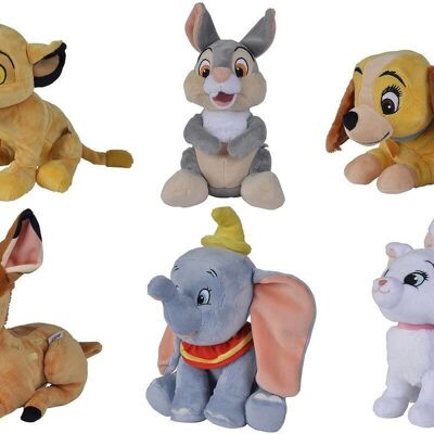 Peluche Disney Animaux 25 Cm - Modèle choisi aléatoirement