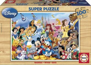 Puzzle 100 Pièces Le Monde de Disney 1
