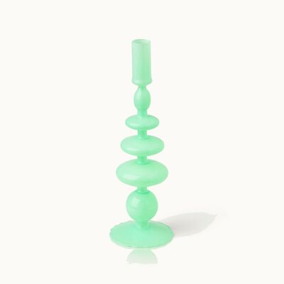 Candeliere in vetro Bubble Seaform Verde