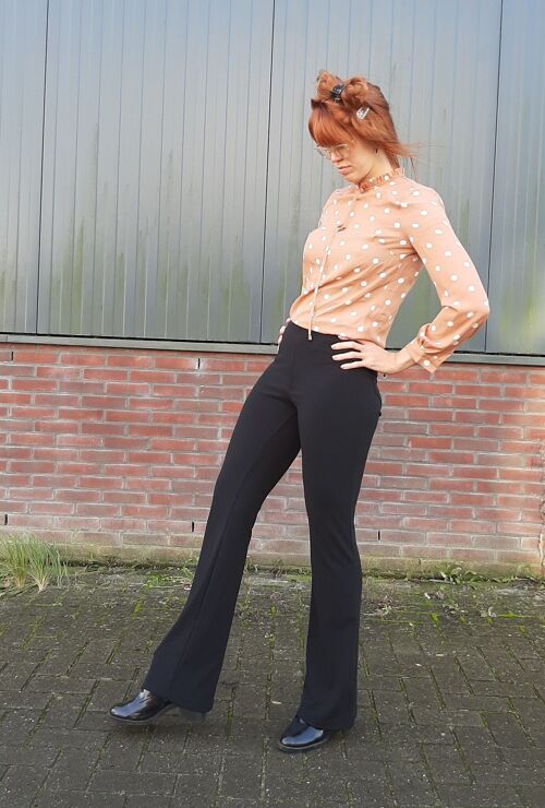 Flared pants black TALL L36 - size XXXL