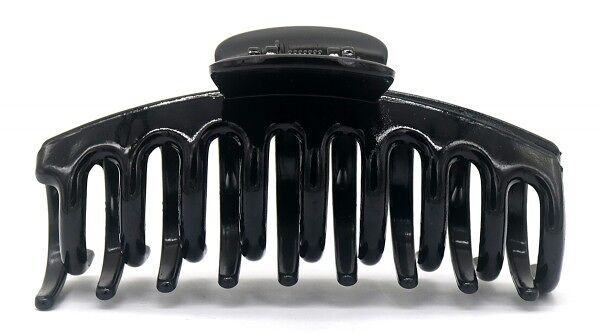 T-E4.1 H055-001 Artiglio per capelli 9,5 cm Nero lucido