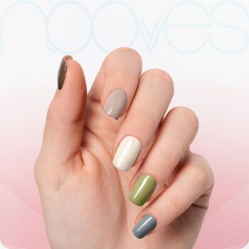 Feuilles de Gel - Army Chic - Nooves Nails 9