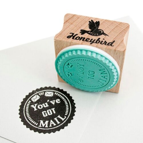 Round Stamp - "You've Got Mail!" with Envelopes