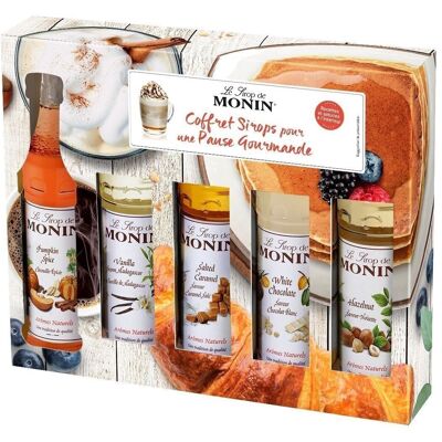 Coffret cadeau pour Café & Desserts pour aromatiser vos boissons chaudes de la fête des mères – 5x5cl