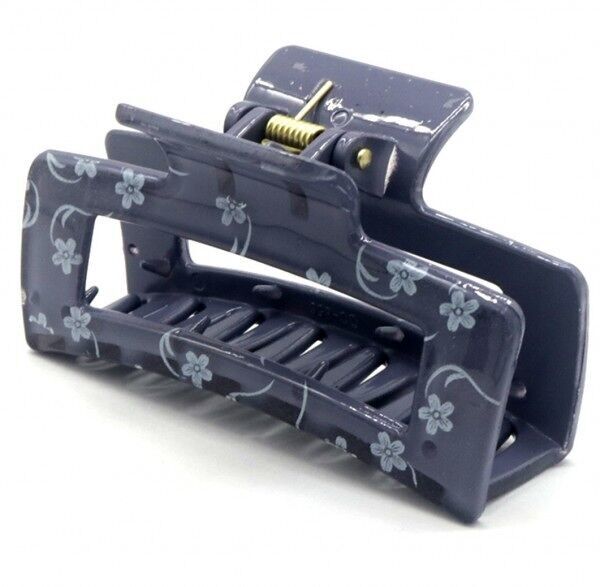 T-F4.2 H059-056 Fiori ad artiglio per capelli 8,5 cm Grigio