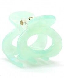 H-E12.1 H413-060-1 Fermacapelli piccolo 3 cm Verde