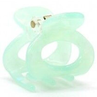 H-E12.1 H413-060-1 Small Hair Clip 3cm Green