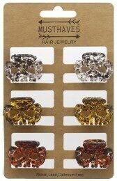 X-F4.2 H2238-019 Set artigli per capelli piccoli - 6 pezzi