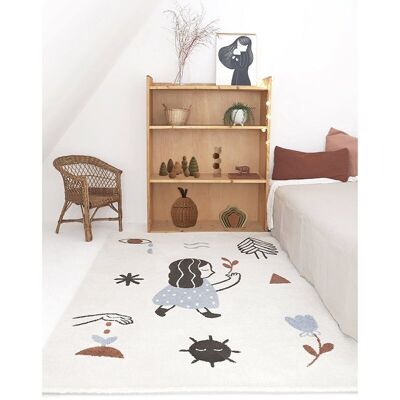 LOVE right by Marta Abad Blay children's rug