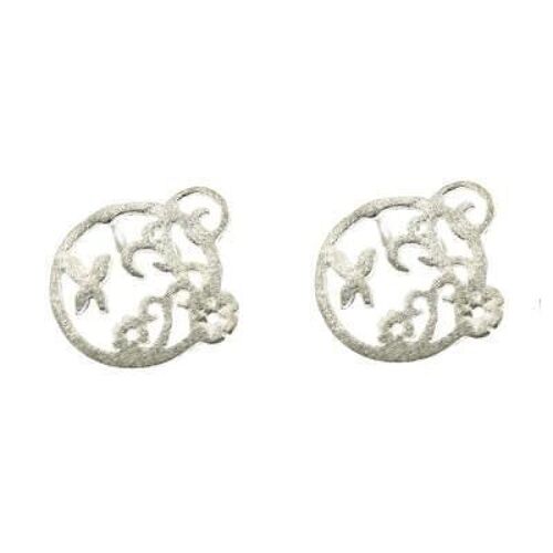 Sterling Silver Fairytale Stud Earrings and Presentation Box