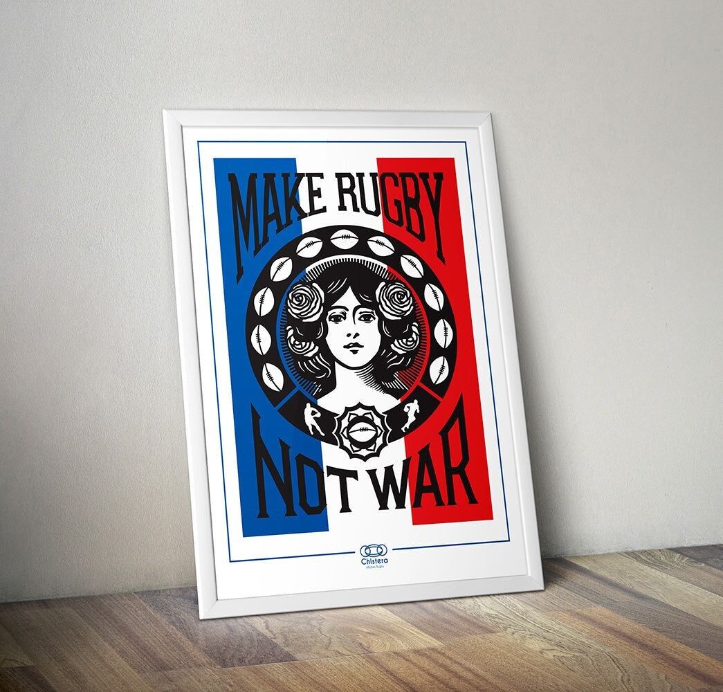 FAI IL RUGBY, NON LA GUERRA I poster di rugby I di rugby