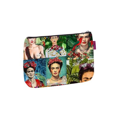 Frida Pochette Moderna En Lienzo Solo Line Bertoni