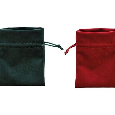 Red polyester gift bag