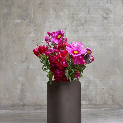 Vase en cuir - Bauhaus S Stone