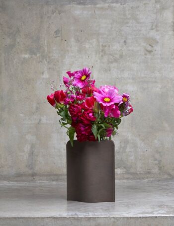 Vase en cuir - Bauhaus S Stone 5