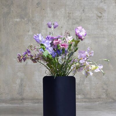 Vase en cuir - Bauhaus S Minuit