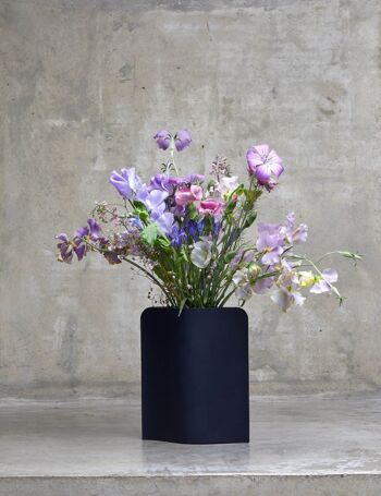 Vase en cuir - Bauhaus S Minuit 1