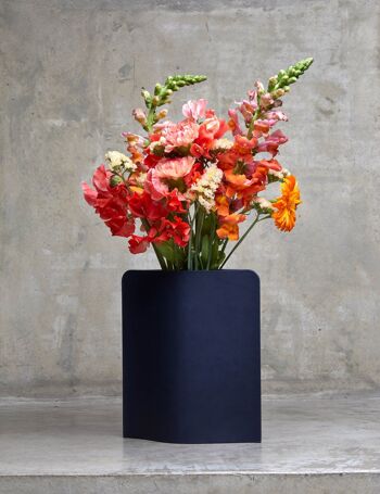 Vase en cuir - Bauhaus Minuit 1
