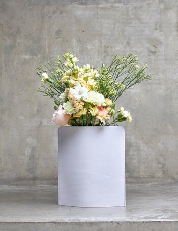 Vase en cuir - Bauhaus Arctic 1