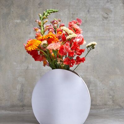 Ledervase - Moon Arctic