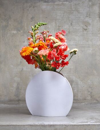 Vase en cuir - Moon Arctic 1