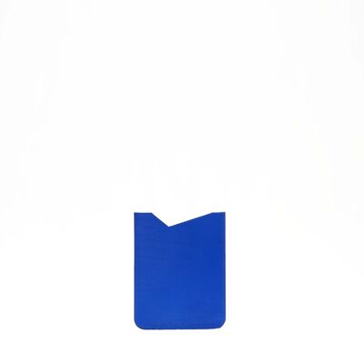 CDG Leather Passport Cover - Electric Blue