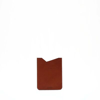 CDG Leather Passport Cover - Hazelnut