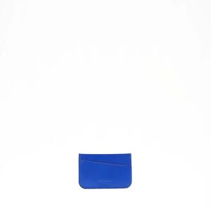Porte-Cartes en cuir DIAGONAL Bleu électrique