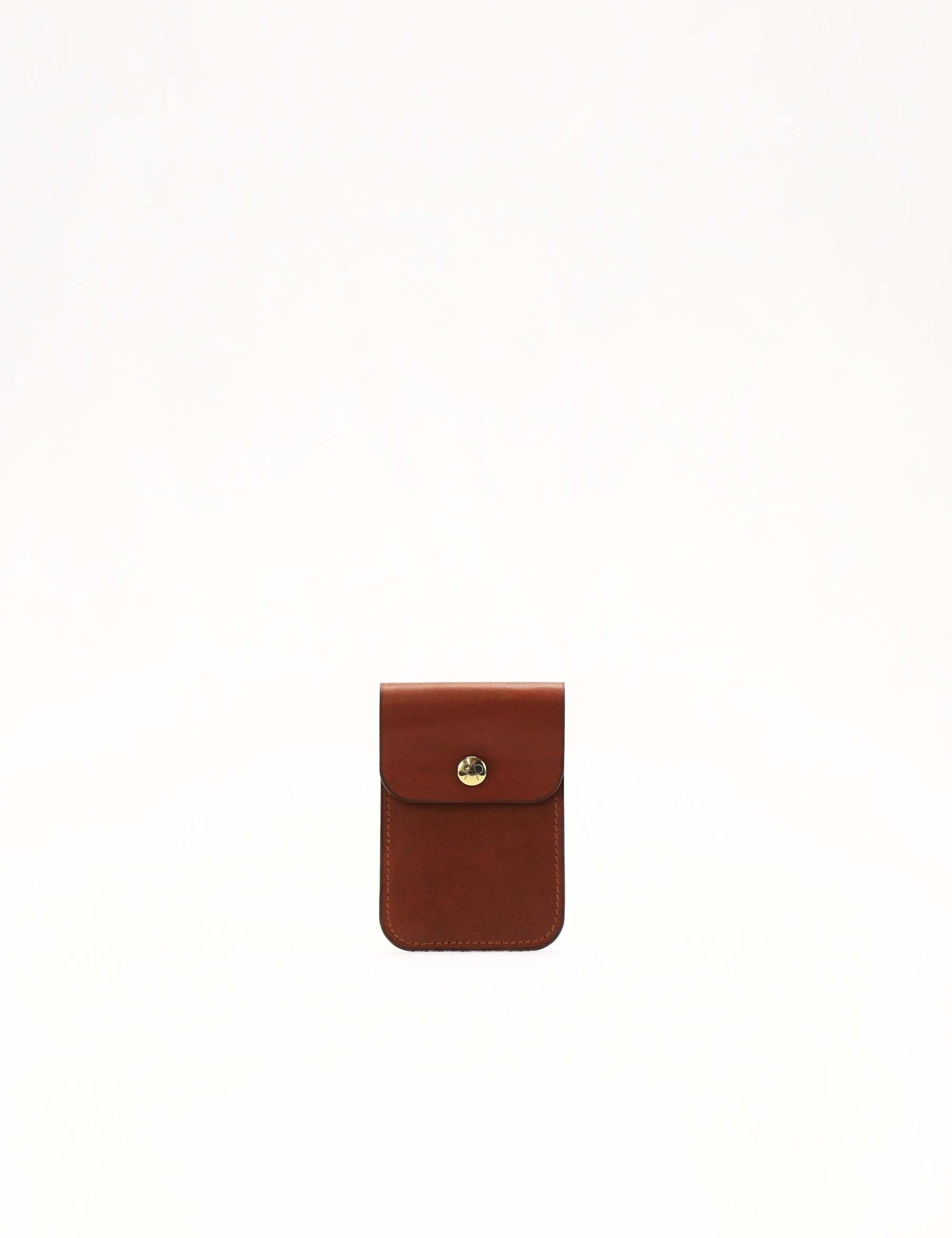 Card Holder - Orange Smooth Leather – Ateliers Auguste