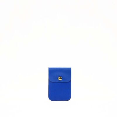 Porta Carte PUSH Blu Elettrico