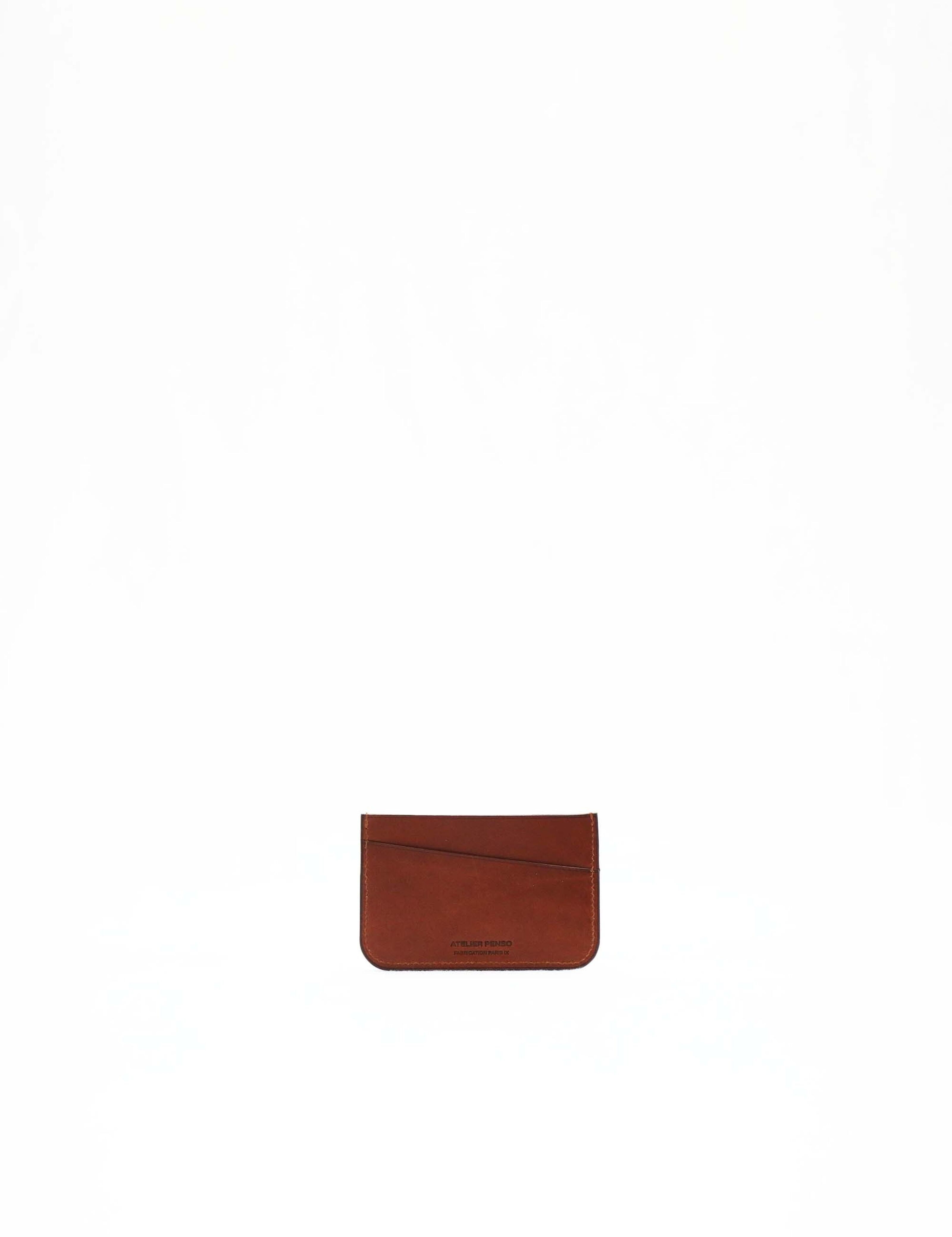 Card Holder - Orange Smooth Leather – Ateliers Auguste